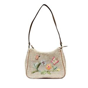Straw Fairycore Crochet Purse: Whimsical, Nature, Cottagecore, Boho, Hippie